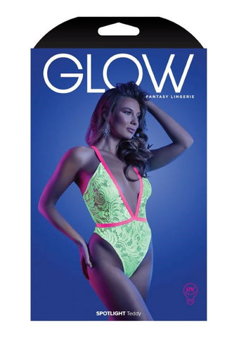Glow Spotlight Teddy by Fantasy Lingerie - Babydolls and Chemises