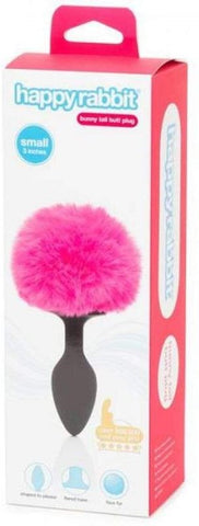 Happy Rabbit Pink Bunny Tail Plug by Lovehoney - Butt Plugs