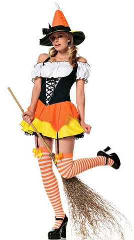 Kandy Korn Witch Costume by Leg Avenue - Fancy Dress Ups