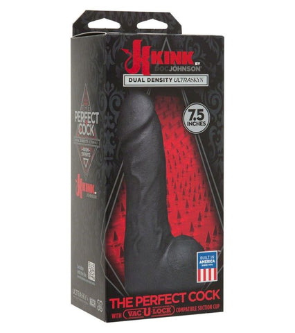 Kink The Perfect Cock Black by Doc Johnson - Realistic Dildos