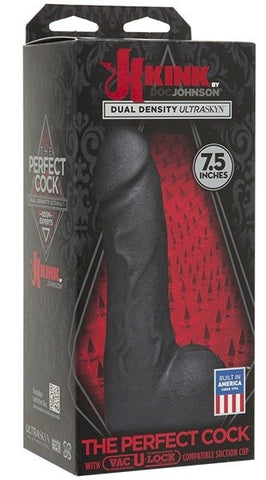Kink The Perfect Cock Black by Doc Johnson - Realistic Dildos