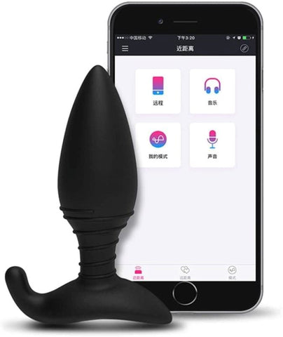 Hush Bluetooth Compatible Vibrating Anal Plug by Lovense - Remote Control Vibrators