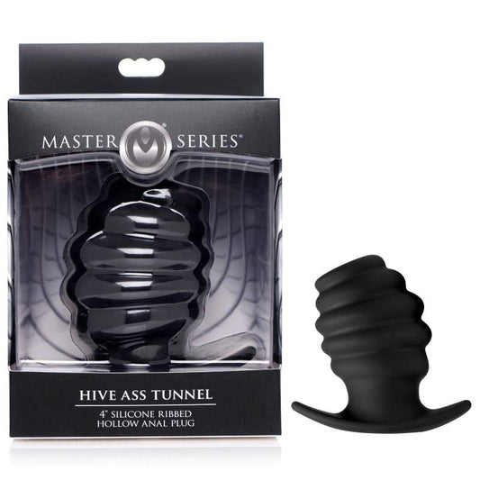 XR Brands Hive Ribbed Anal Plug - Indulge in Ecstasy