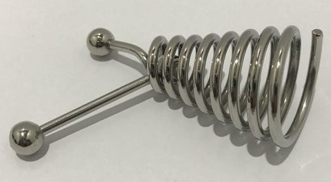 Metal Nipple Extender Whirl by Hell's Couture - Breast and Nipple Toys