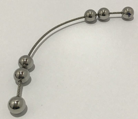 Metal Thai Beads Stick by Hell's Couture - Anal Beads and Balls