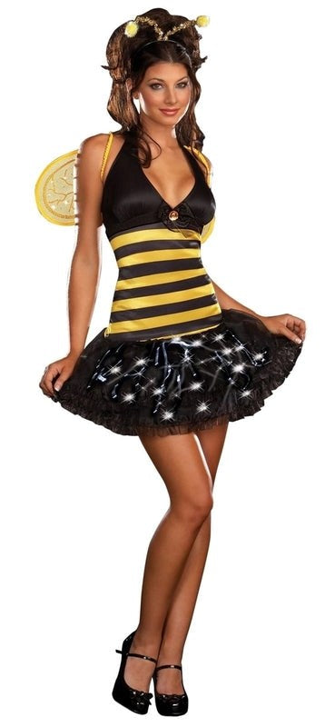 Miss Bee De-Lightful Costume by Dream Girl Lingerie - Fancy Dress Ups