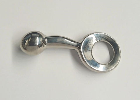 Nicki Steel Prostate Plug by Hell's Couture - Steel Sex Toys