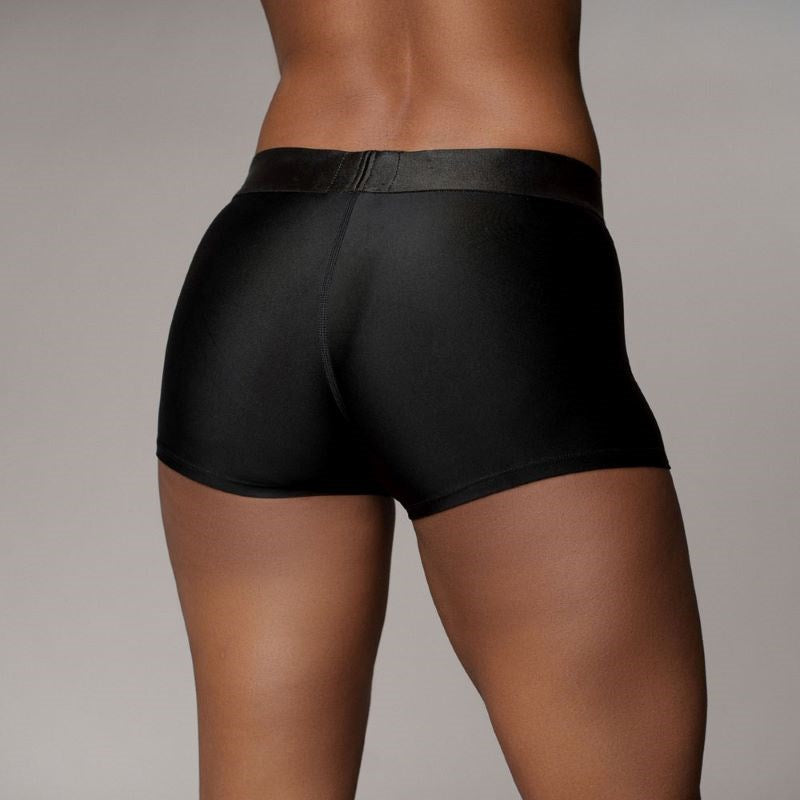 OUCH! Pleasure Enhancing Vibrating Strap-On Boxer - Strap On Sextoys