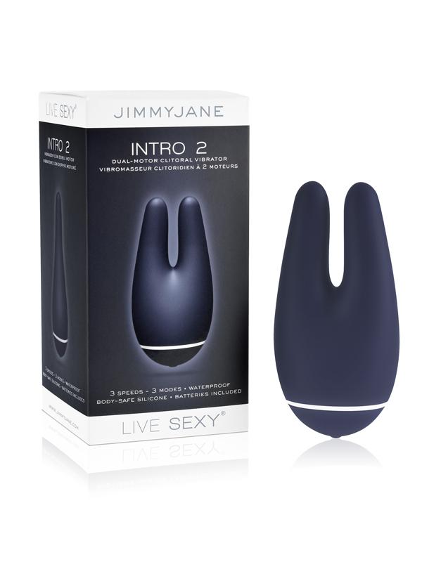 Jimmyjane INTRO 2 Dual Motor Silicone Clitoral Vibrator - - Silicone Vibrators