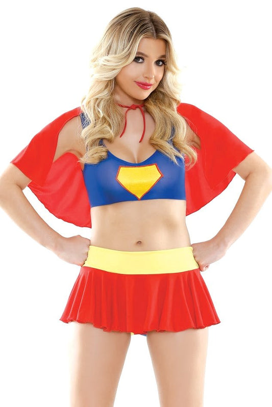 PLAY Super Sexy 4 Piece Costume Set by Fantasy Lingerie - Fancy Dress Ups