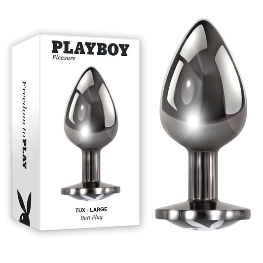 Playboy Pleasure Tux Body Safe Metal Butt Plug
