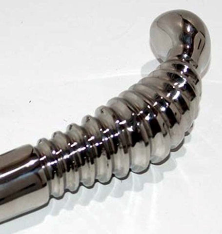 Pro-Steel Prostate Milking Massager by Hell's Couture - Steel Sex Toys