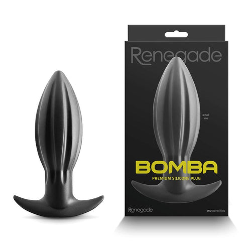 Renegade Bomba Black Butt Plug Silicone by NS Novelties - Butt Plugs
