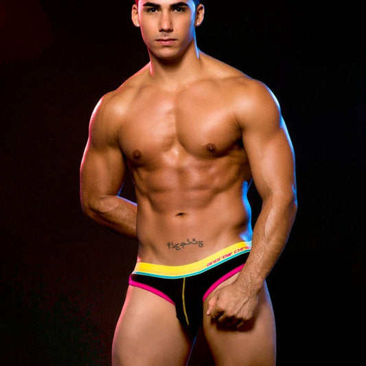 Retro Pop Brief Mens G-String by Andrew Christian - Jocks and G-Strings