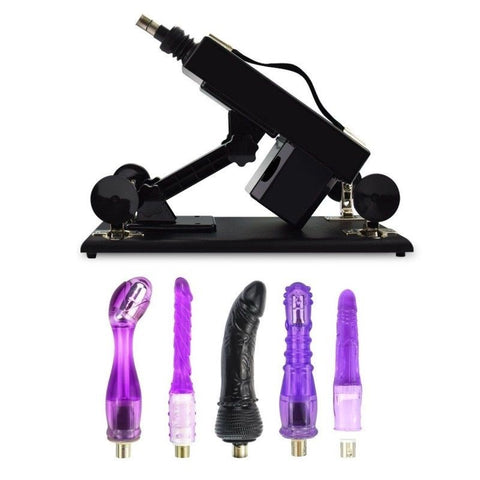 Sex Machine 3 Pin Non Realistic Attachments by BDStyle - Non-Realistic Dildos