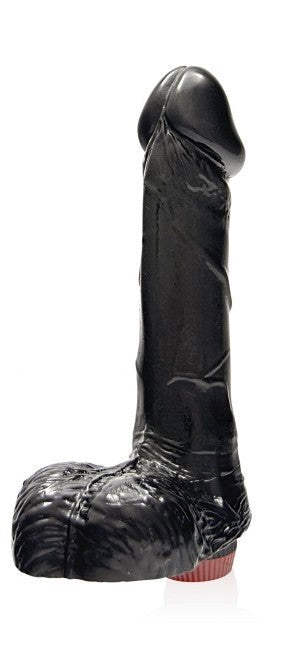 SI Ignite Vibrating Cock with Balls Black - Realistic Dildos