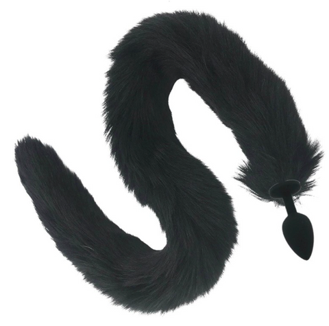 Silicone Anal Faux Fox Tail Plug by BDStyle - Butt Plugs