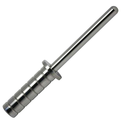 Smooth Vagina & Anal Probe Steel by Hell's Couture - Anal Dildos