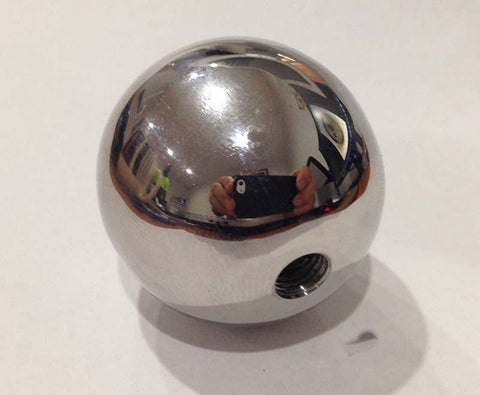 Stainless Steel Solid Threaded Sex Ball by Hell's Couture - Love Eggs and Kegel Exercisers