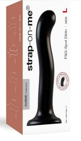 Black P&G Spot Silicone Dildo by Strap On Me - Strap On Sextoys
