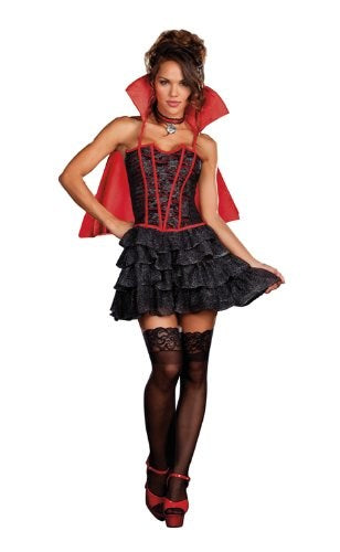 The Lady Is A Vamp Costume by Dream Girl Lingerie - Fancy Dress Ups