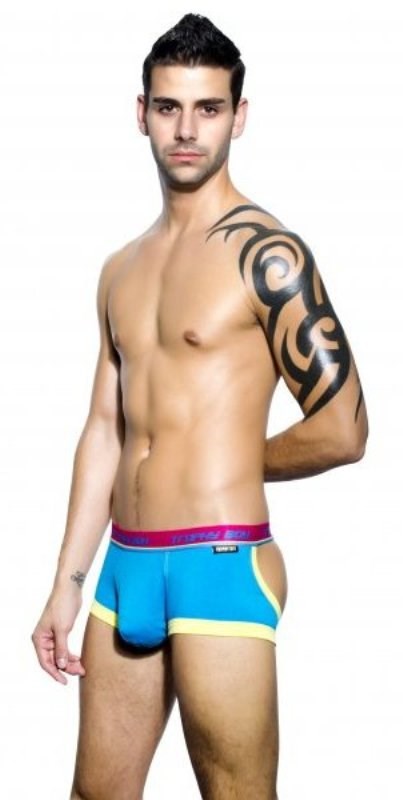 Trophy Boy Comfort Boxer Turquoise Mens G-String - Jocks and G-Strings