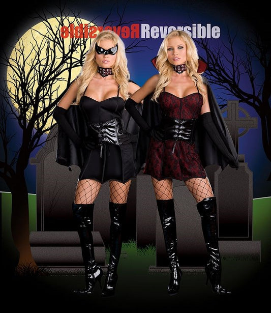 Twice Bitten Reversible Costume by Dream Girl Lingerie - Fancy Dress Ups
