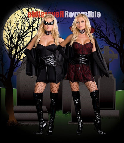 Twice Bitten Reversible Costume by Dream Girl Lingerie - Fancy Dress Ups