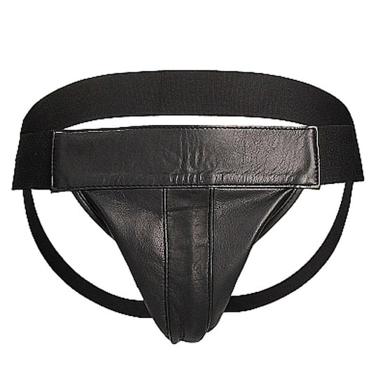 Uomo Plain Front Jock Black
