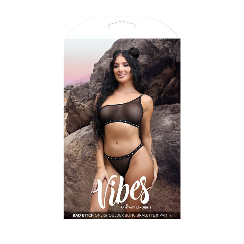 Fierce & Fabulous - Vibes Bad Bitch Intimate Set - Bras and Bra Sets