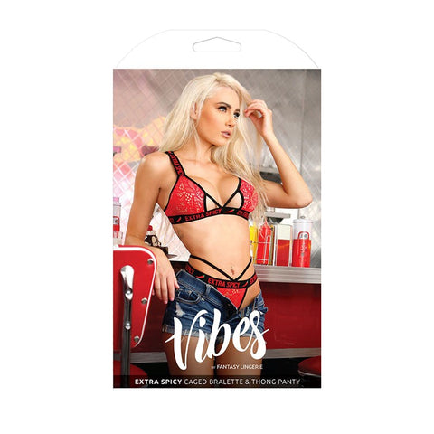 VIBES EXTRA SPICY Intimate Set by Fantasy Lingerie - Bras and Bra Sets