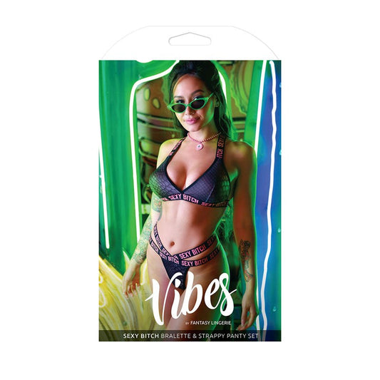 Sexy Bitch Lingerie Set by Fantasy Lingerie - Bras and Bra Sets