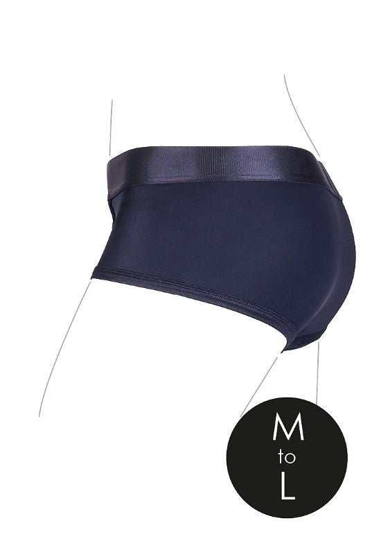 Premium Vibrating Strap-on Brief by Shots Toys - Strap On Sextoys