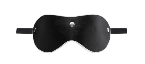Bad Romance Leather Eye Mask by Shots Toys - Masks And Blindfolds