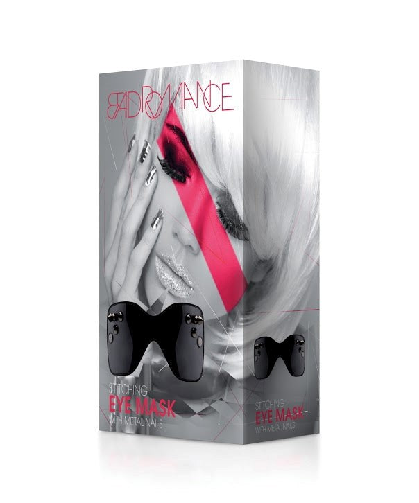 Bad Romance Stitching Eyemask with Metal Nails - Masks And Blindfolds