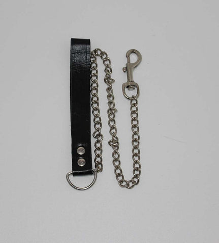 BDSM Lead Chain Leather by Hell's Couture - Collars and Leads