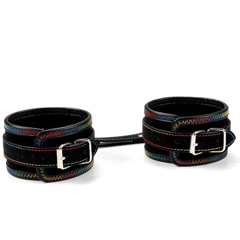 Color Thread Wrist and Ankle Cuffs by BDStyle - Cuffs and Restraints