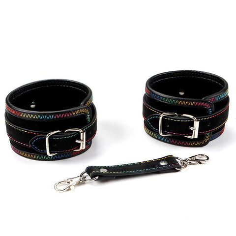 Color Thread Wrist and Ankle Cuffs by BDStyle - Cuffs and Restraints