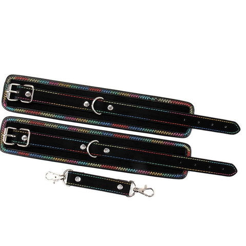 Color Thread Wrist and Ankle Cuffs by BDStyle - Cuffs and Restraints