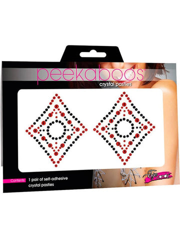 Crystal Diamond Rhinestone Pasties by Xgen Products - Bras and Bra Sets