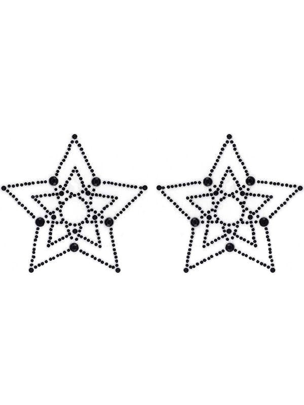 Crystal Star Adult Pasties For Women by Xgen Products - Bras and Bra Sets