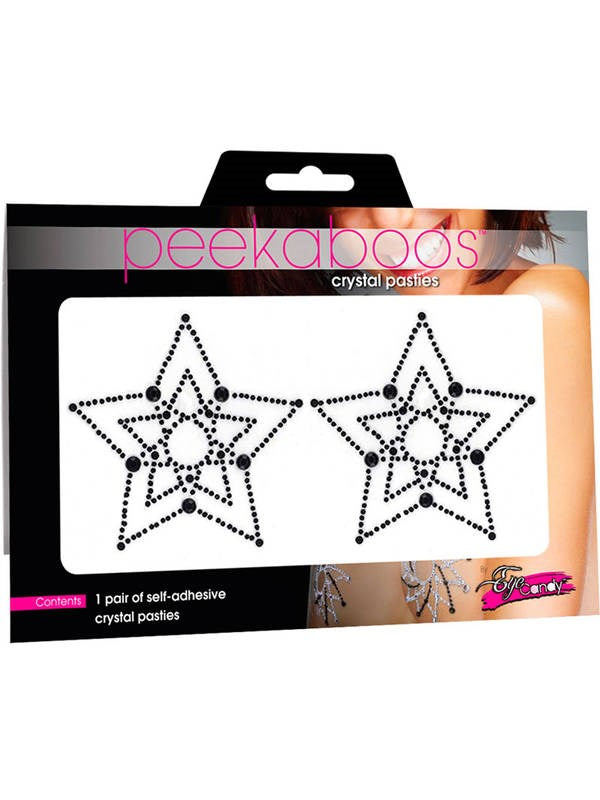 Crystal Star Adult Pasties For Women by Xgen Products - Bras and Bra Sets