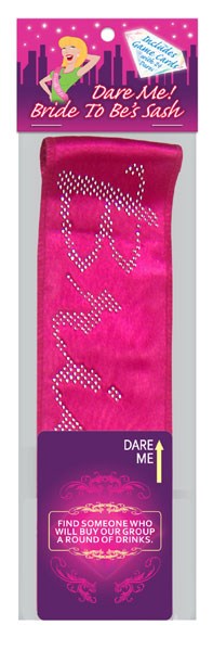 Dare Me! Bride-To-Be Sash by Kheper Games - Fancy Dress Ups