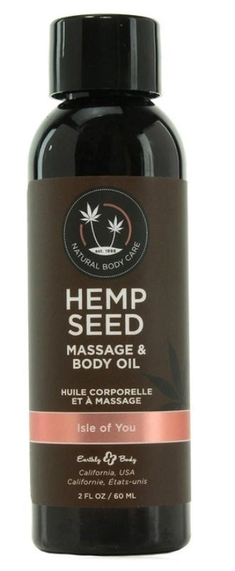 Earthly Body Hemp Seed Massage Lotion 60ml