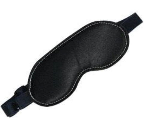 Edge Leather BDSM Blindfold by Sportsheets - Masks And Blindfolds