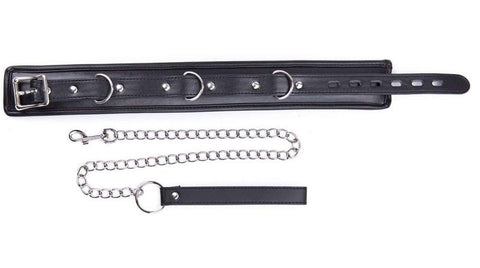 Fetters Thick and Padded Bondage Collar by BDStyle - Collars and Leads