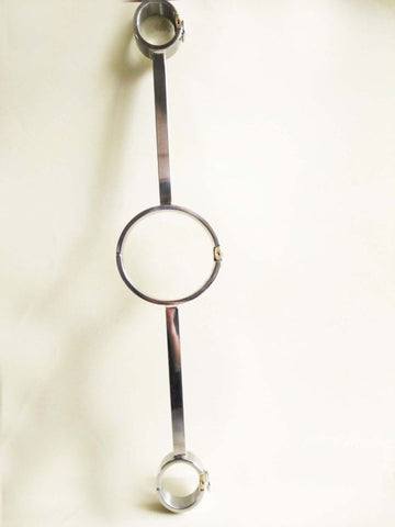 Heavy Duty Steel Bondage Yoke by Hell's Couture - Collars and Leads
