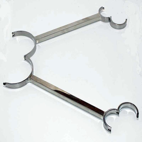 Heavy Duty Steel Bondage Yoke by Hell's Couture - Collars and Leads