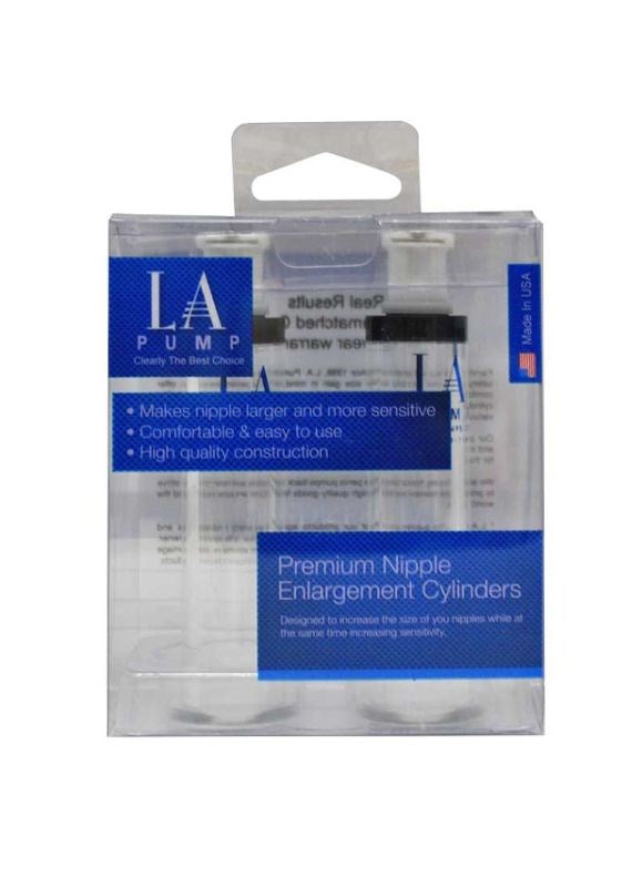 LA Pump Nipple Cylinders In Deluxe Packaging - Breast and Nipple Toys