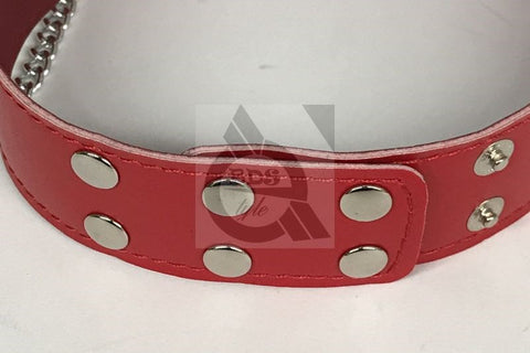 Ladies Fetish Collar With Chains by BDStyle - Collars and Leads